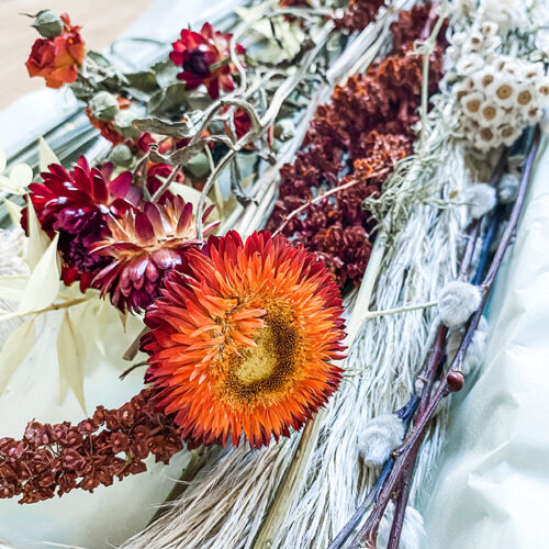 Autumn letter box blooms